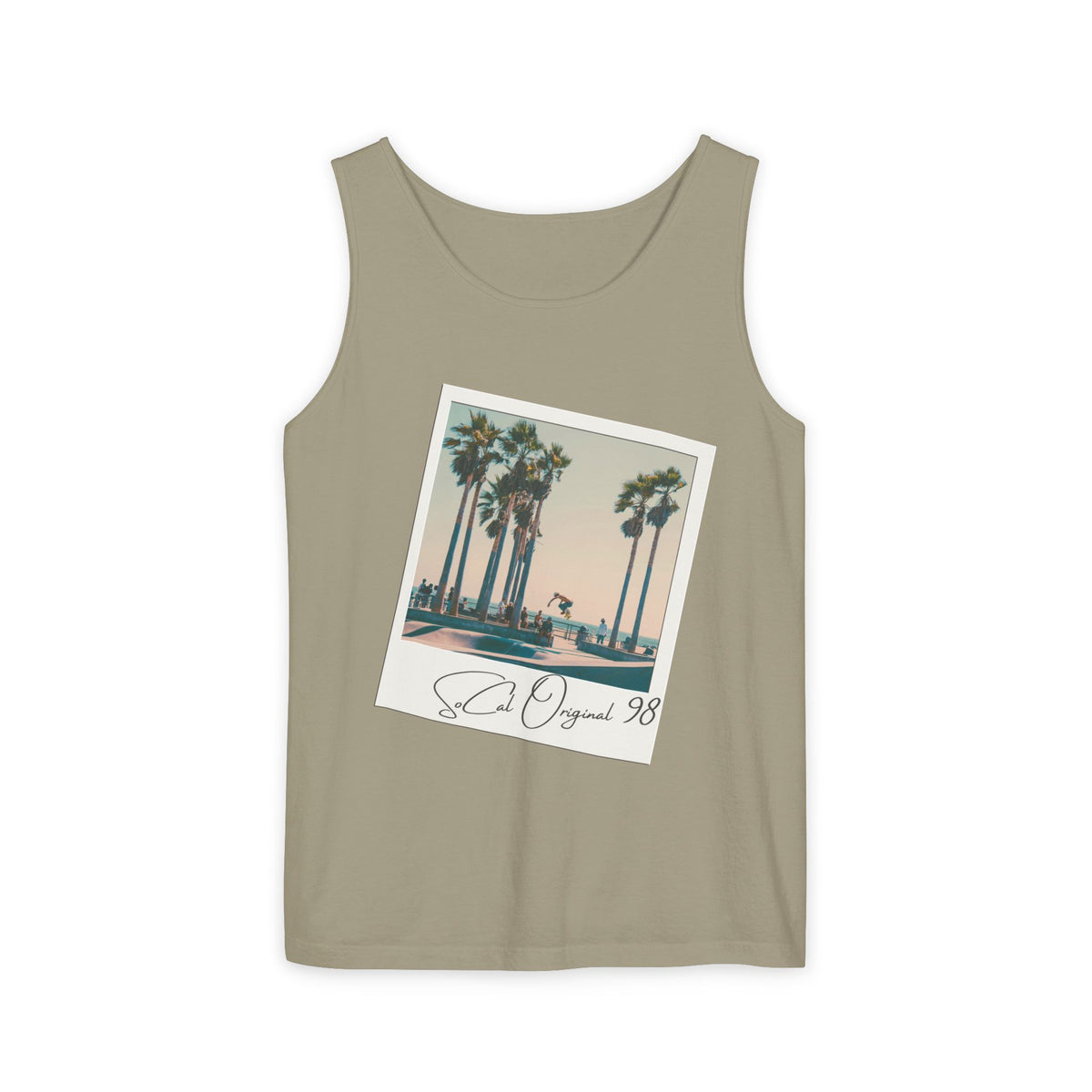 SoCal Original 98 Polaroid Unisex Garment-Dyed Tank Top