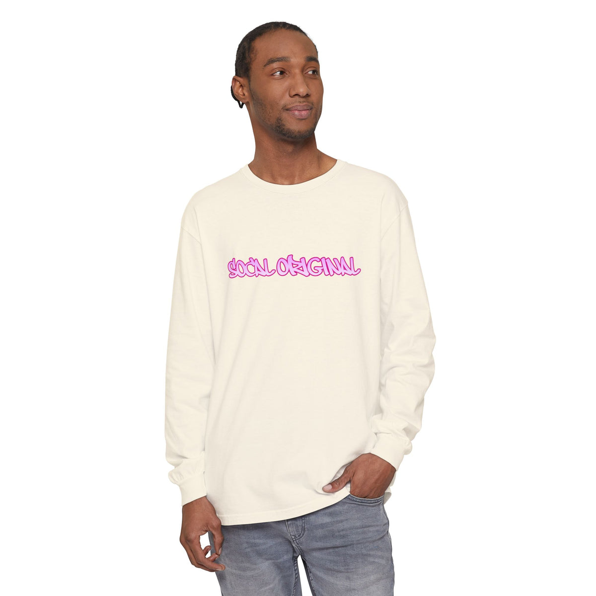 SoCal Original B-Boy Unisex Garment-dyed Long Sleeve T-Shirt