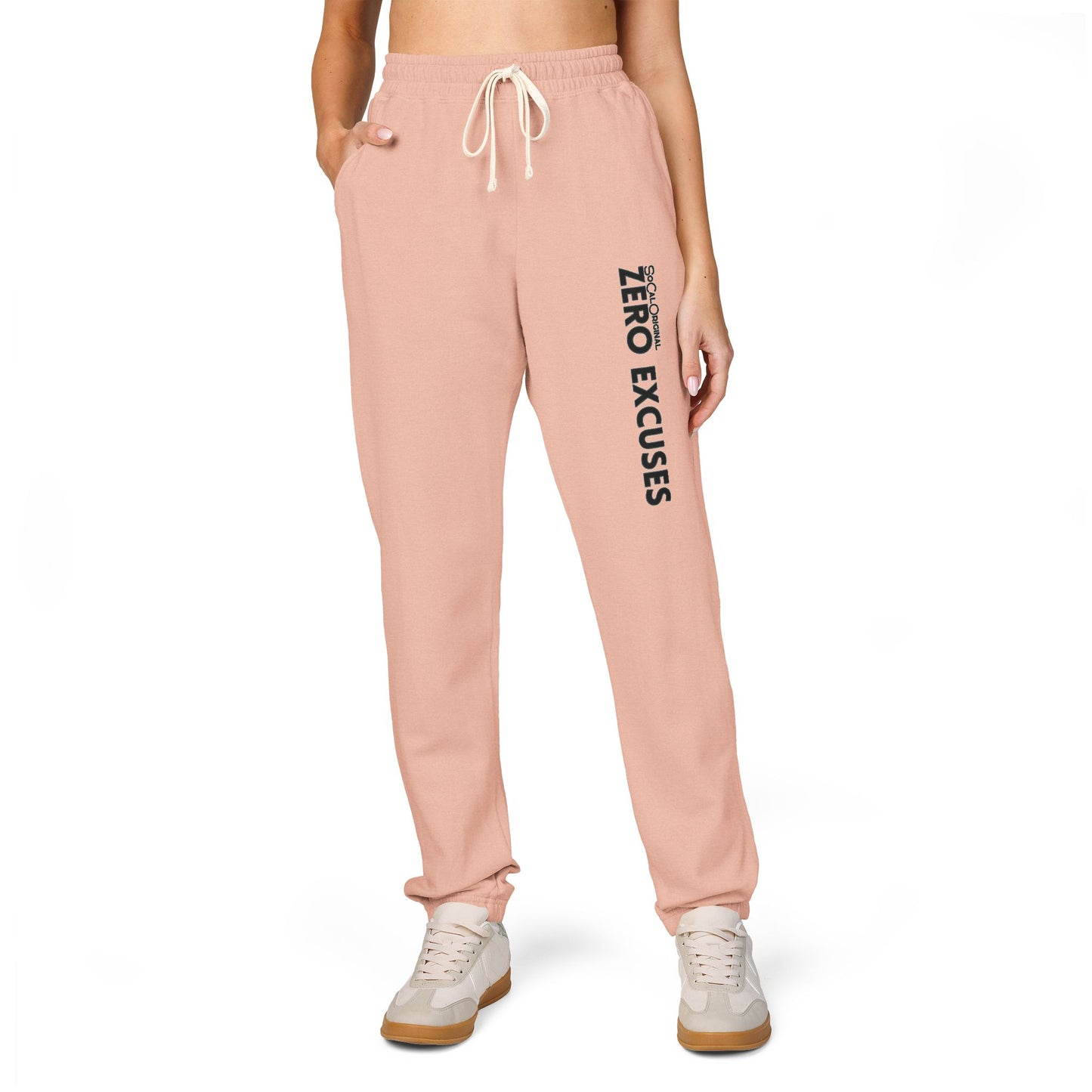 Zero Excuses Unisex Garment-Dyed Fleece Sweatpants