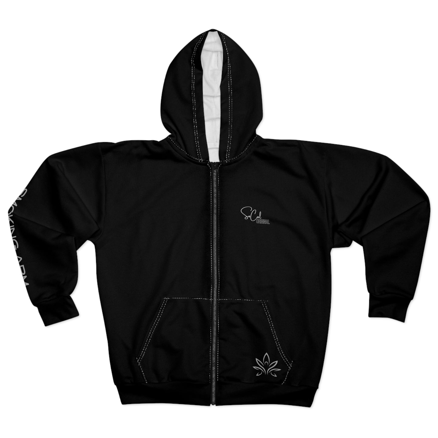 The Molecular High-Style Zip-Up Hoodie