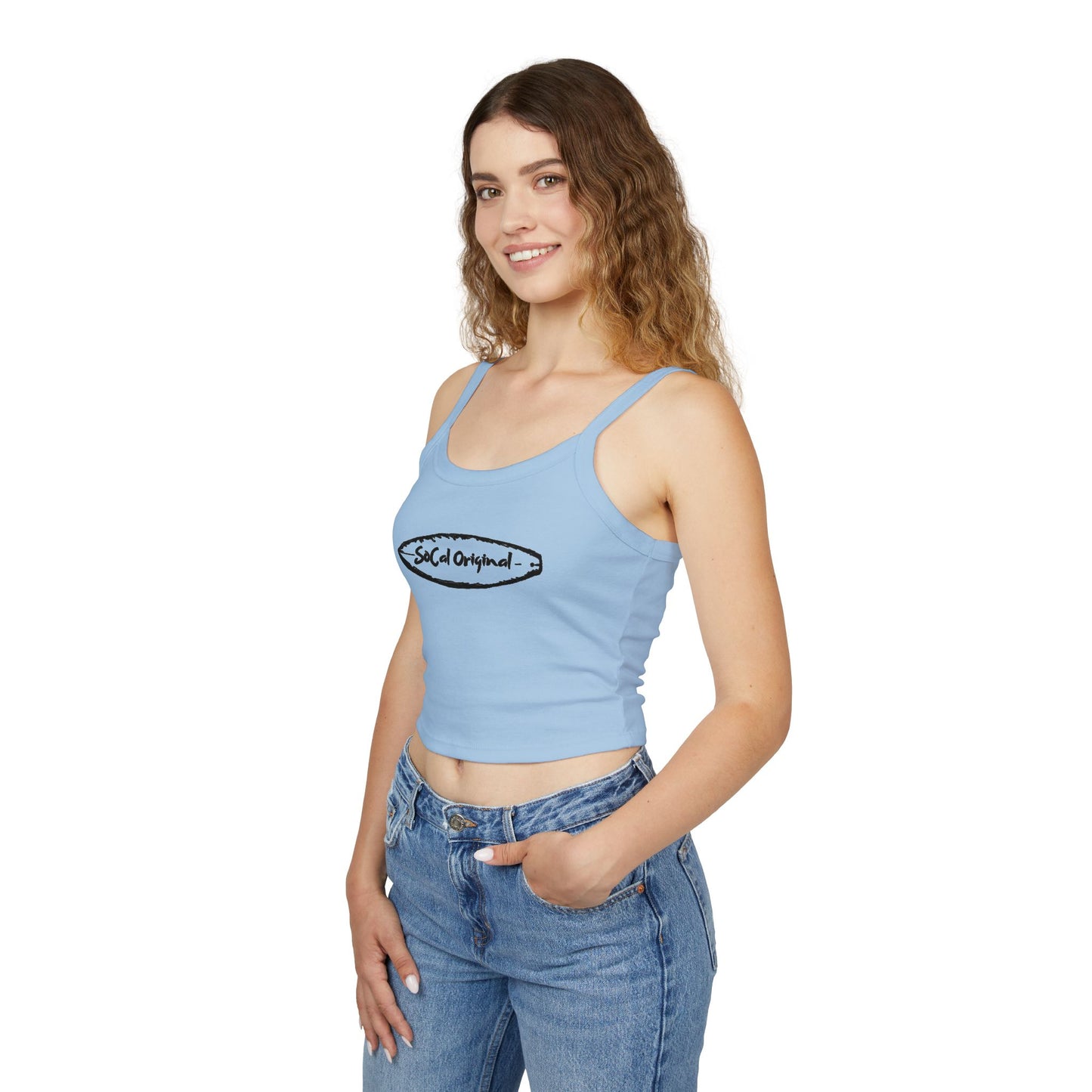 SoCal Original Surfboard Logo Women's Spaghetti Strap Tank Top