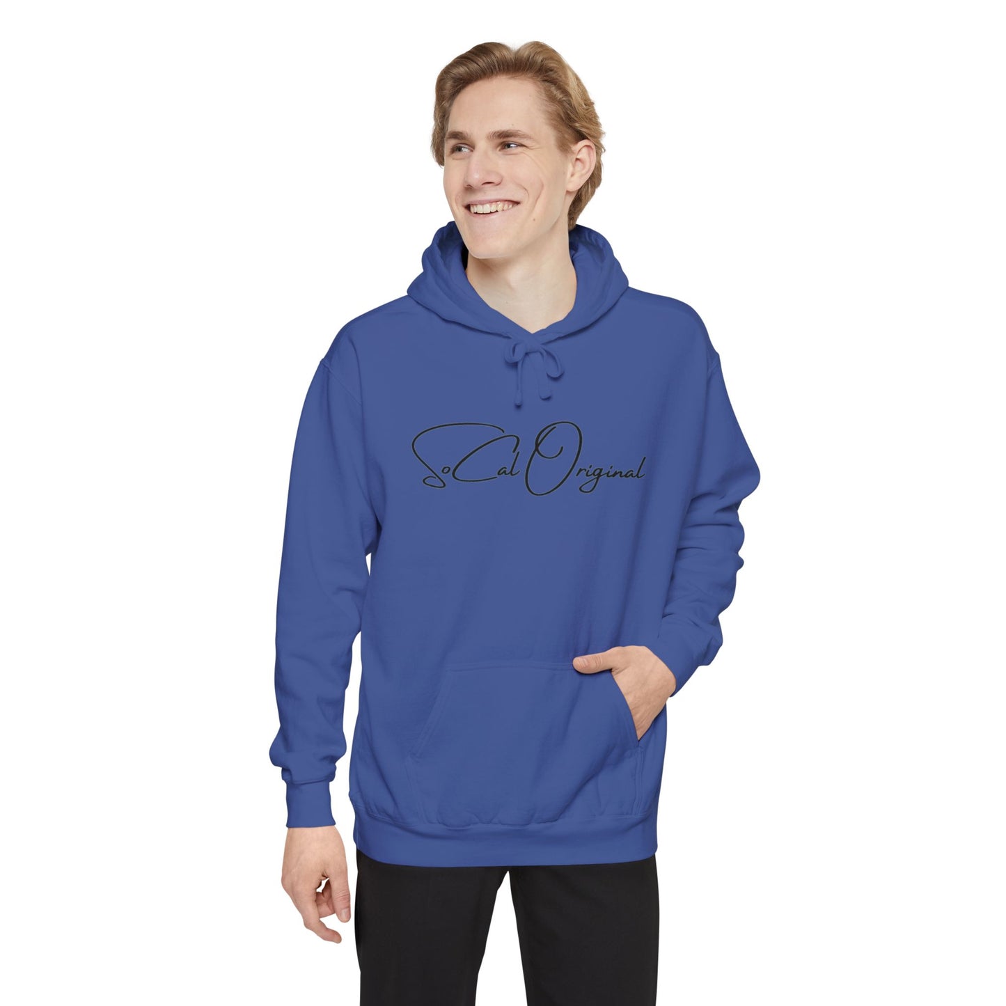 SoCal Original Script Unisex Garment-Dyed Hoodie