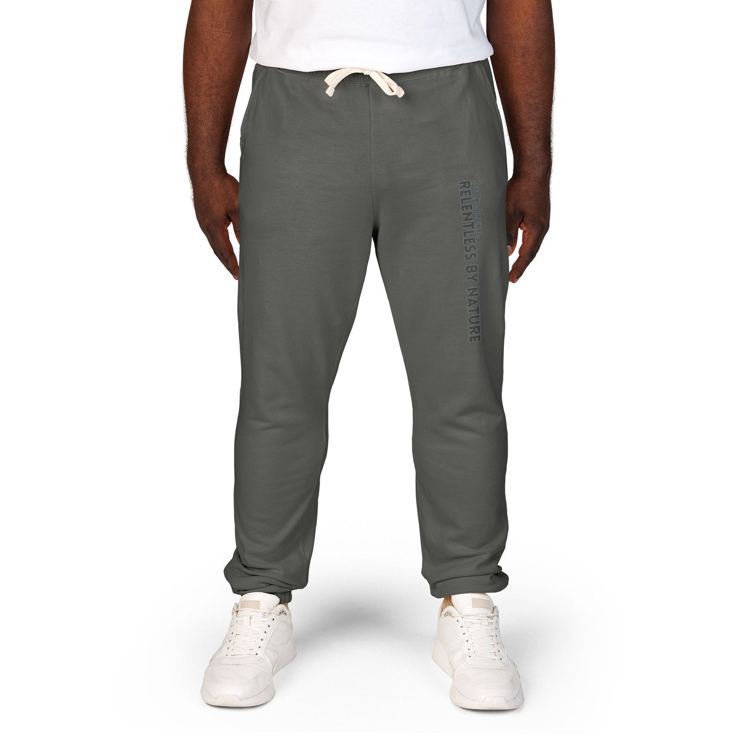 Relentless By Nature Unisex Garment-Dyed Fleece Sweatpants