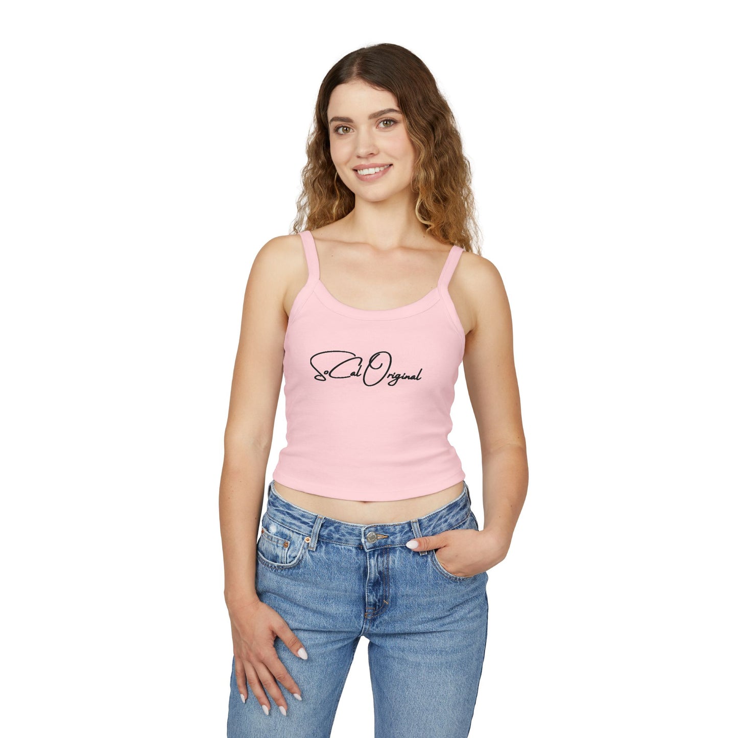 SoCal Original Script Logo Women's Spaghetti Strap Tank Top