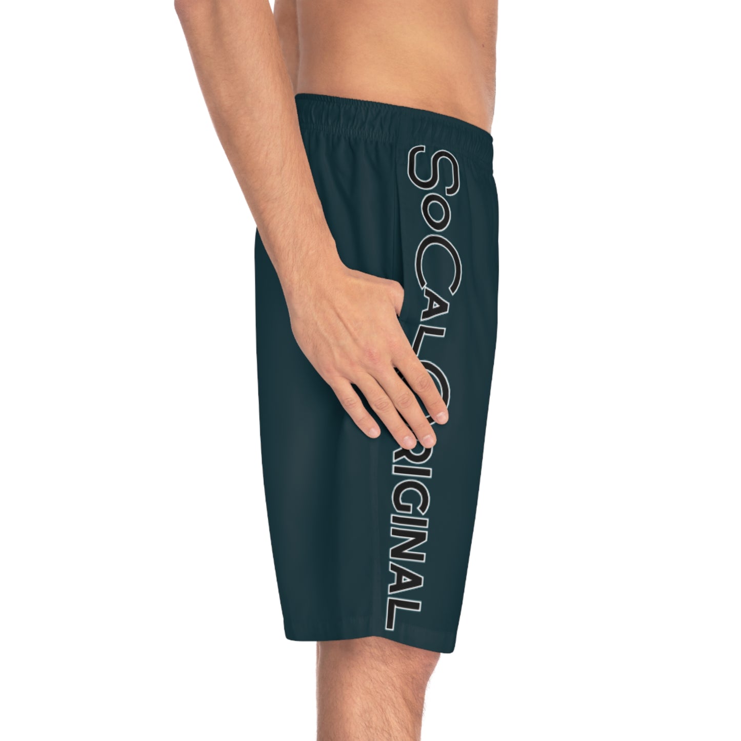 Tribal Split Men's Board Shorts (AOP)