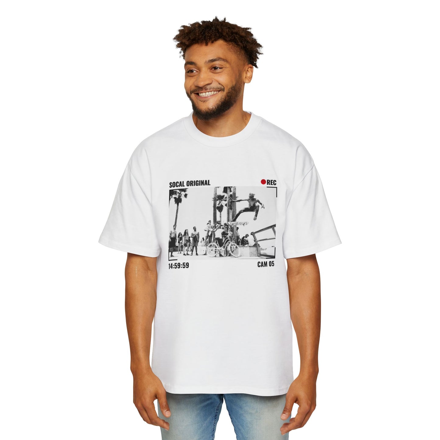 Venice Beach CAM 05 Skate Men's Heavy Oversized Tee