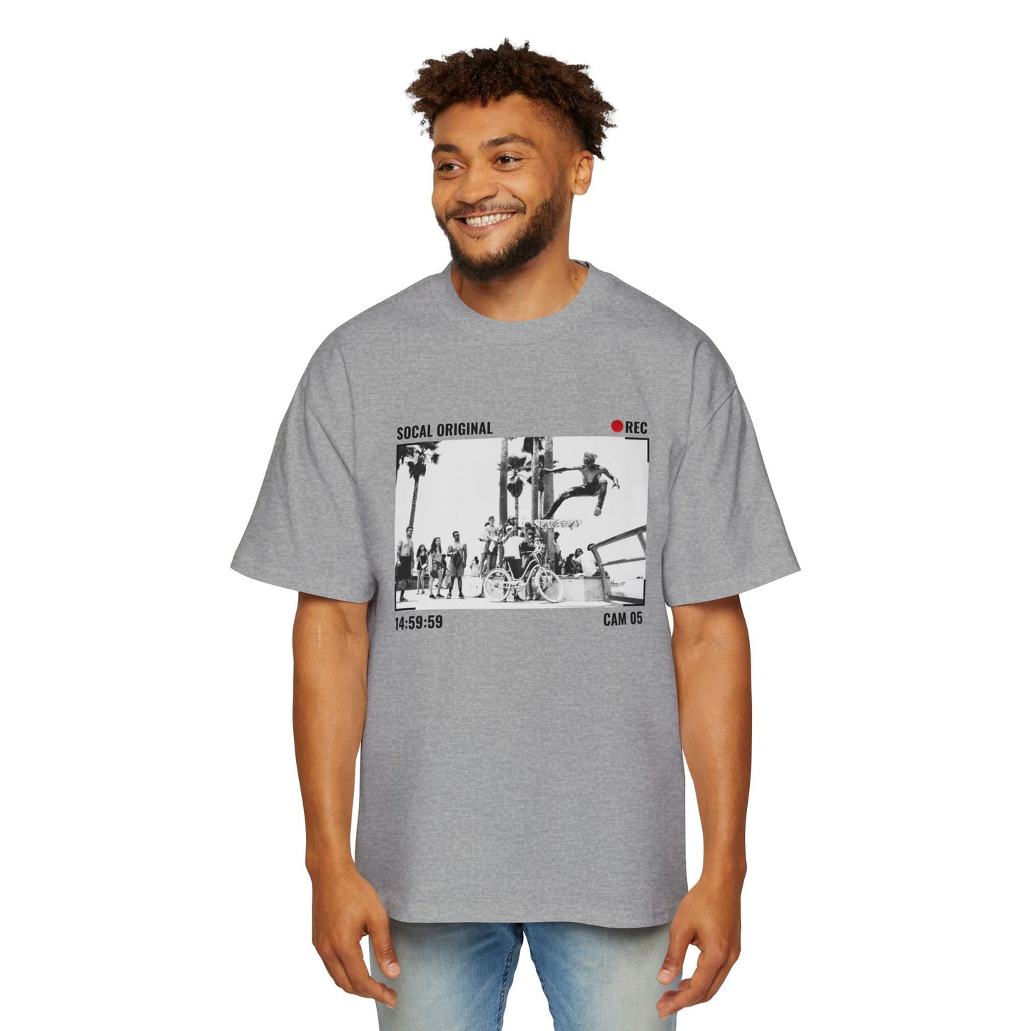 Venice Beach CAM 05 Skate Men's Heavy Oversized Tee