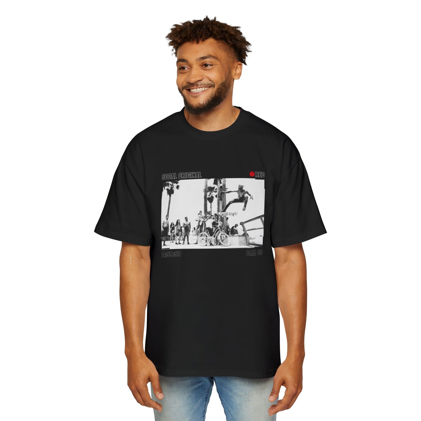 Venice Beach CAM 05 Skate Men's Heavy Oversized Tee