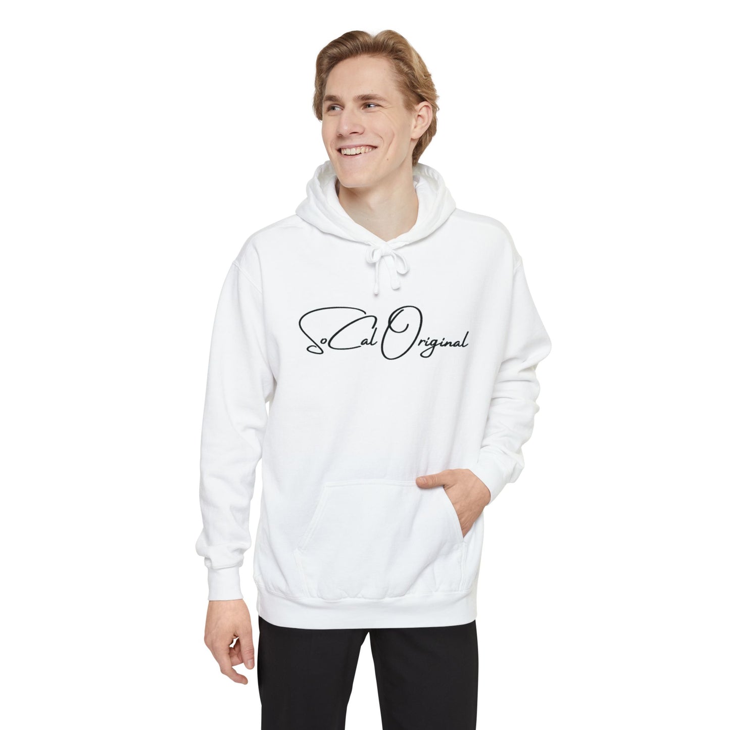 SoCal Original Script Unisex Garment-Dyed Hoodie