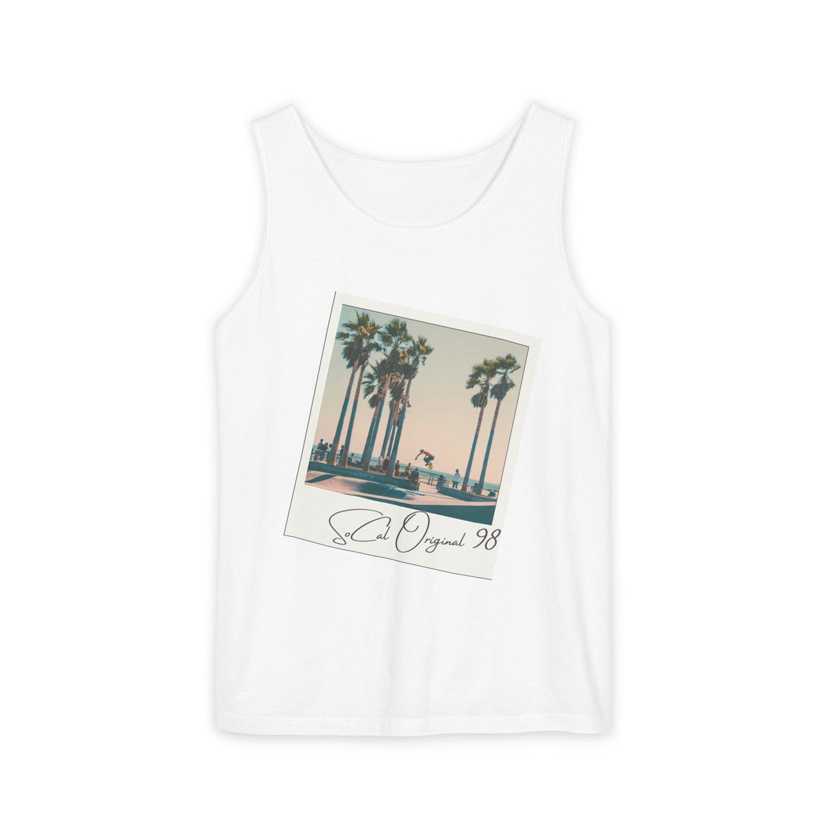 SoCal Original 98 Polaroid Unisex Garment-Dyed Tank Top